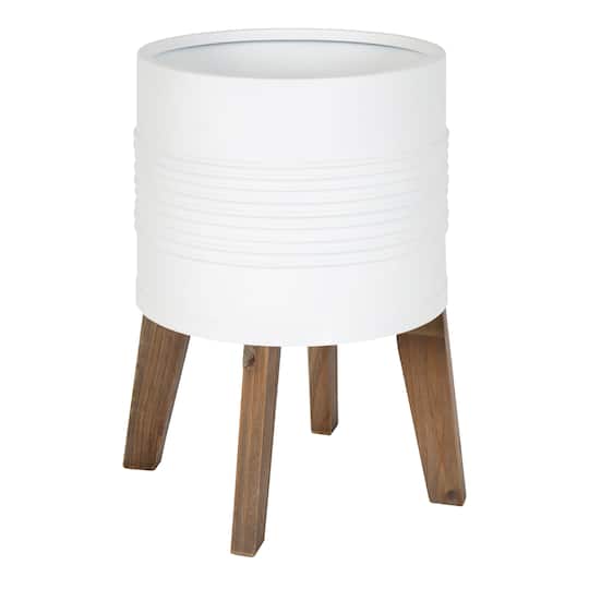 Kate and Laurel 5ft. Green Oliveira Faux Olive Tree in White Planter